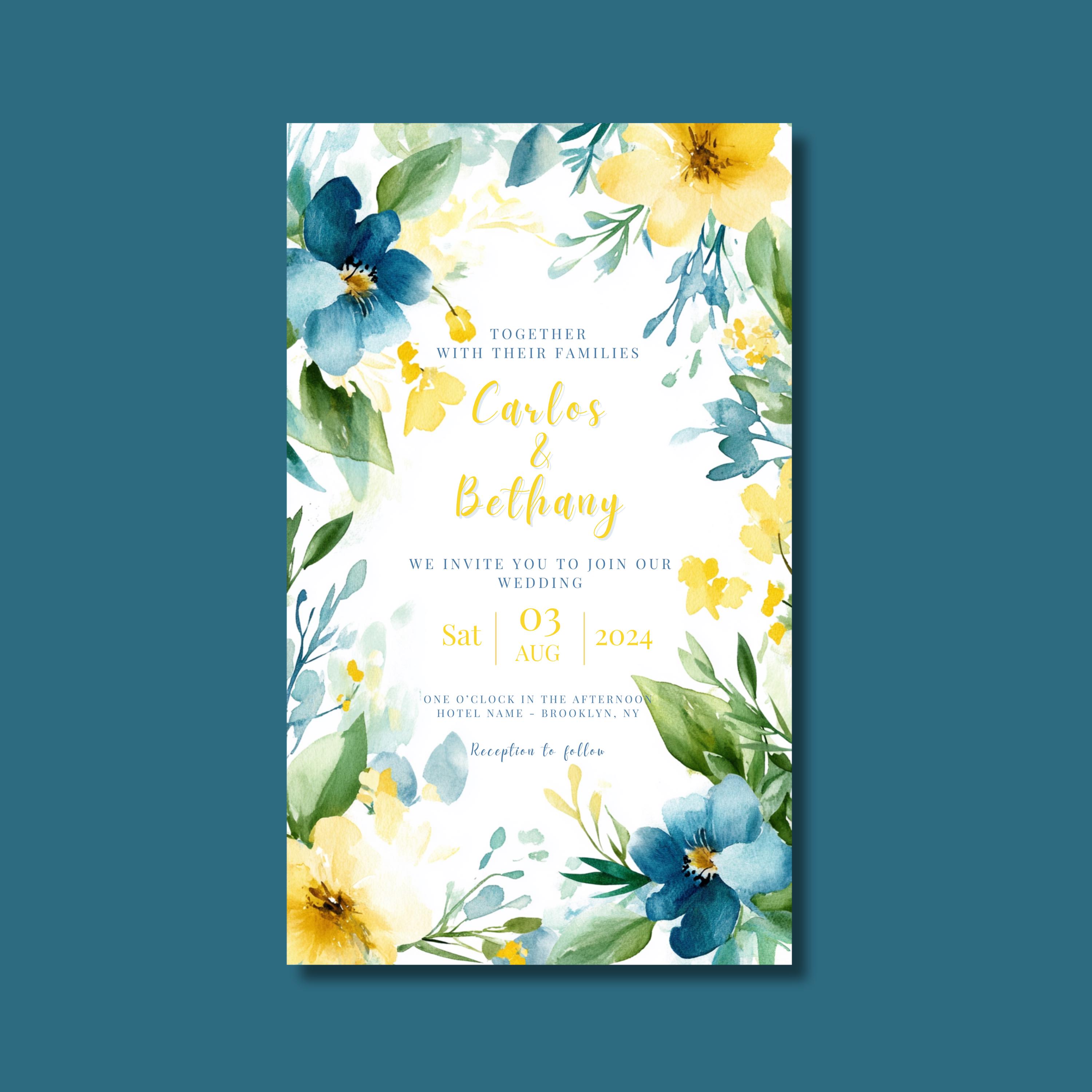 Wildbloom Menu from the Wildbloom collection