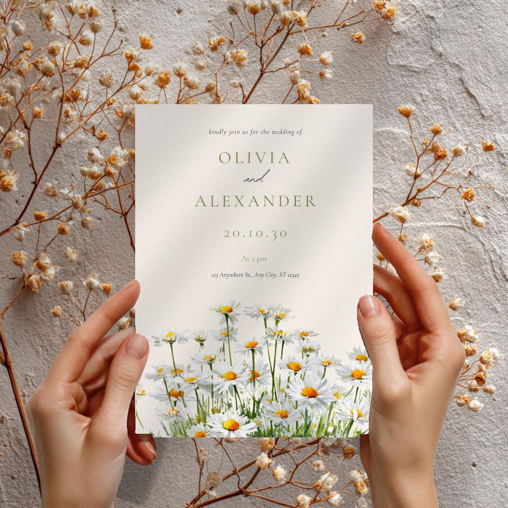 Daisy Meadow Invitation from the Daisy Meadow collection