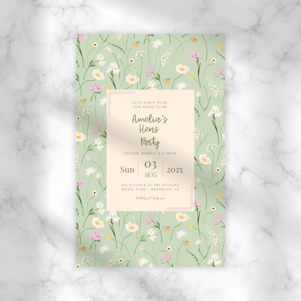Wildflower Meadow Card